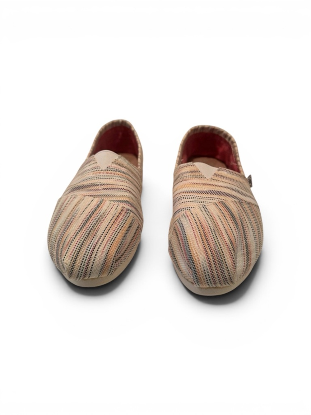 Toms Multicolor Striped Slip-Ons